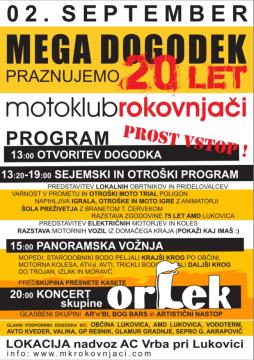 plakat 20let MK